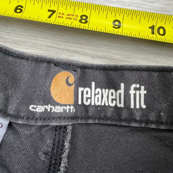Carhartt Men’s Relaxed Fit Carpenter Double Knee Jeans Size 32X30 Gray - Picture 6 of 9